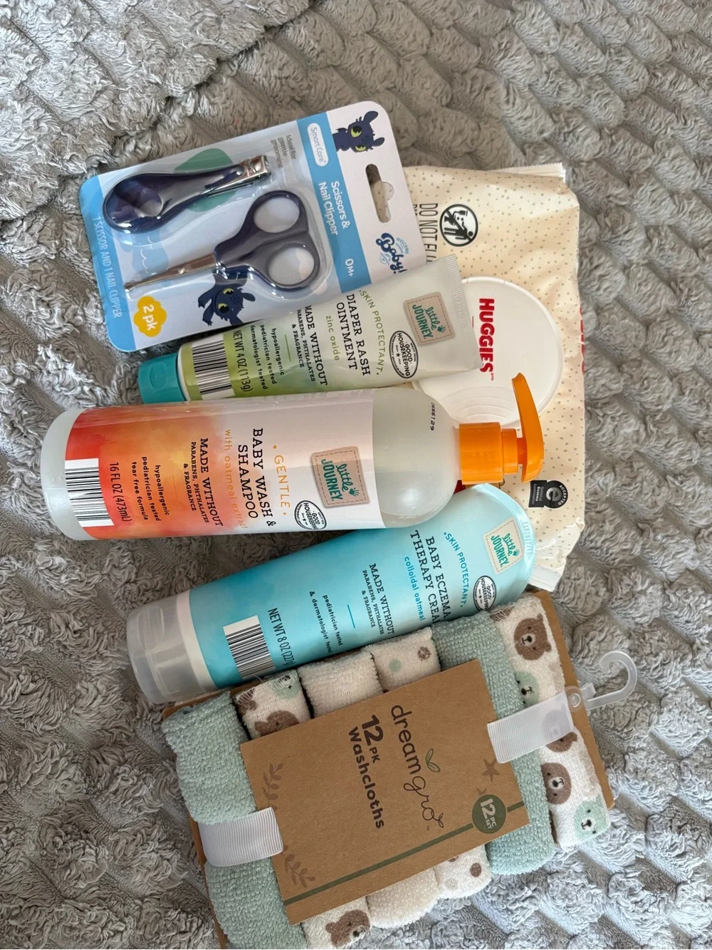 Baby Bath & Skin Care Set - Blue/Teal